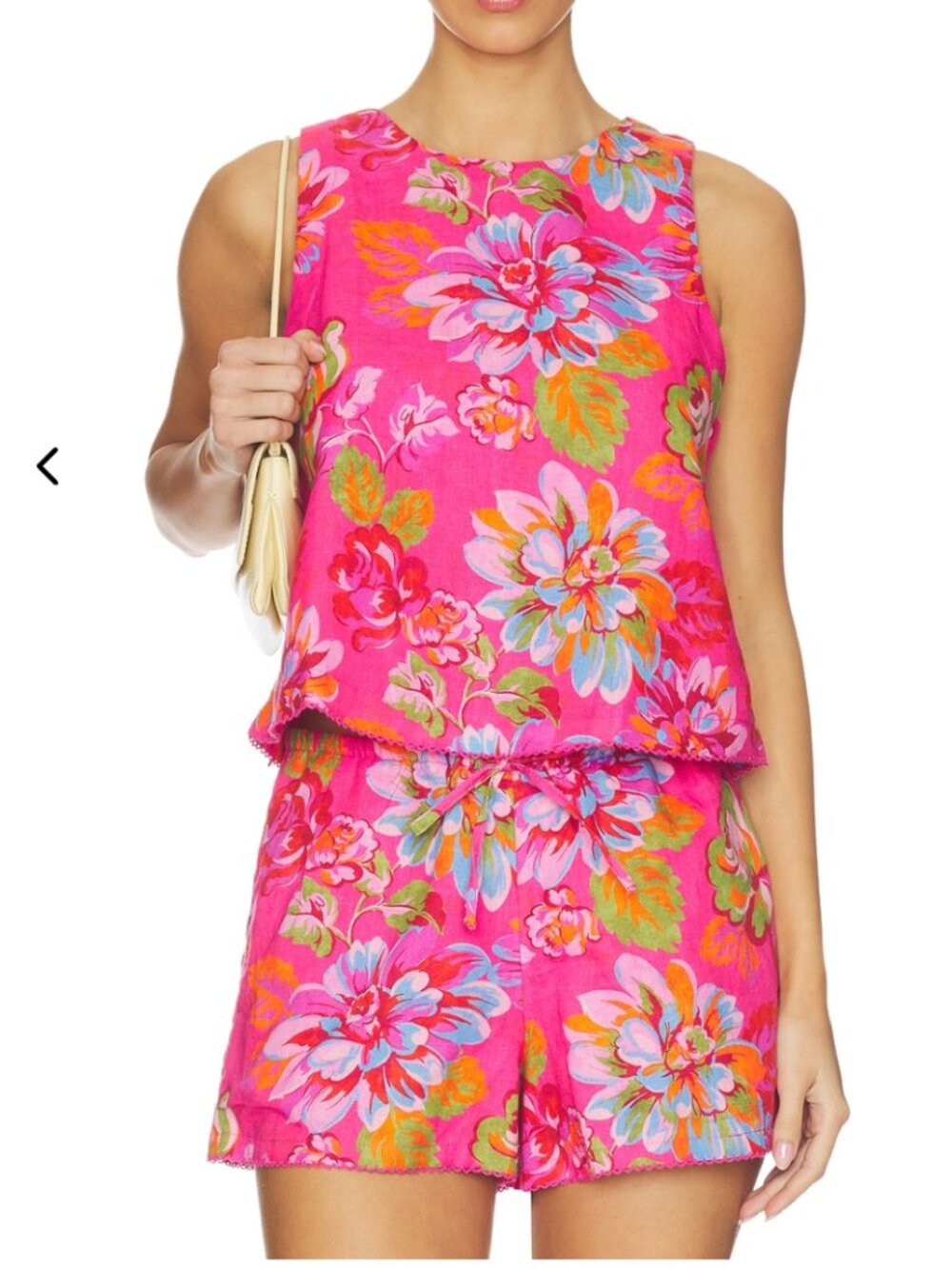 Beach Riot Dollie Top and Shorts Sugar Bloom Size M NWT